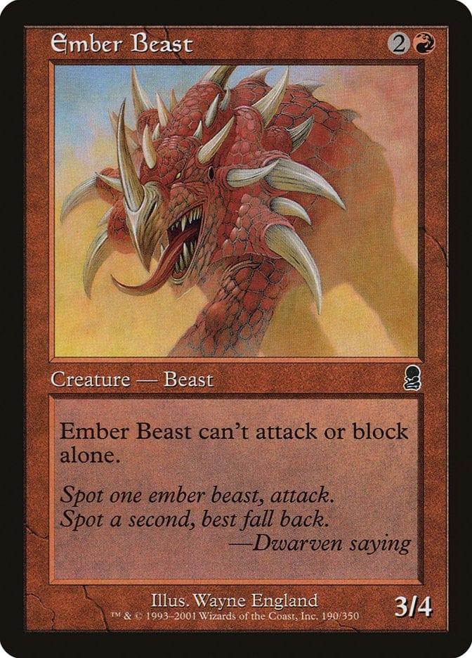 Magic: The Gathering MTG Single Ember Beast [Odyssey]