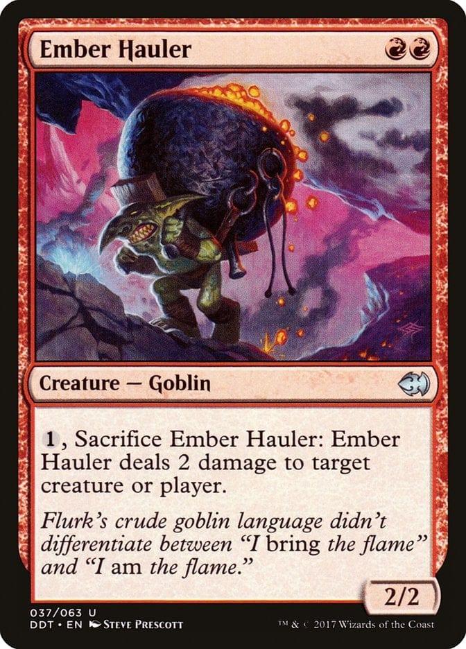 Magic: The Gathering MTG Single Ember Hauler [Duel Decks: Merfolk vs. Goblins]