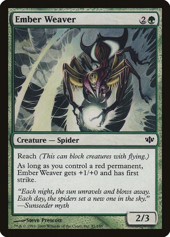 Magic: The Gathering MTG Single Ember Weaver [Conflux]