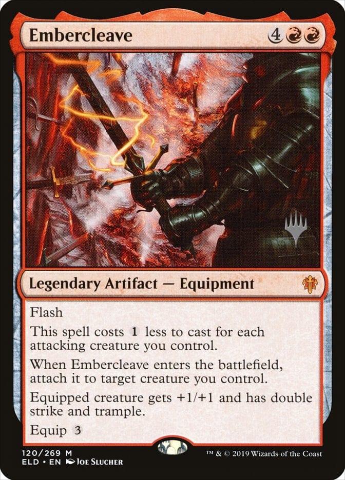 Magic: The Gathering MTG Single Embercleave (Promo Pack) [Throne of Eldraine Promos]