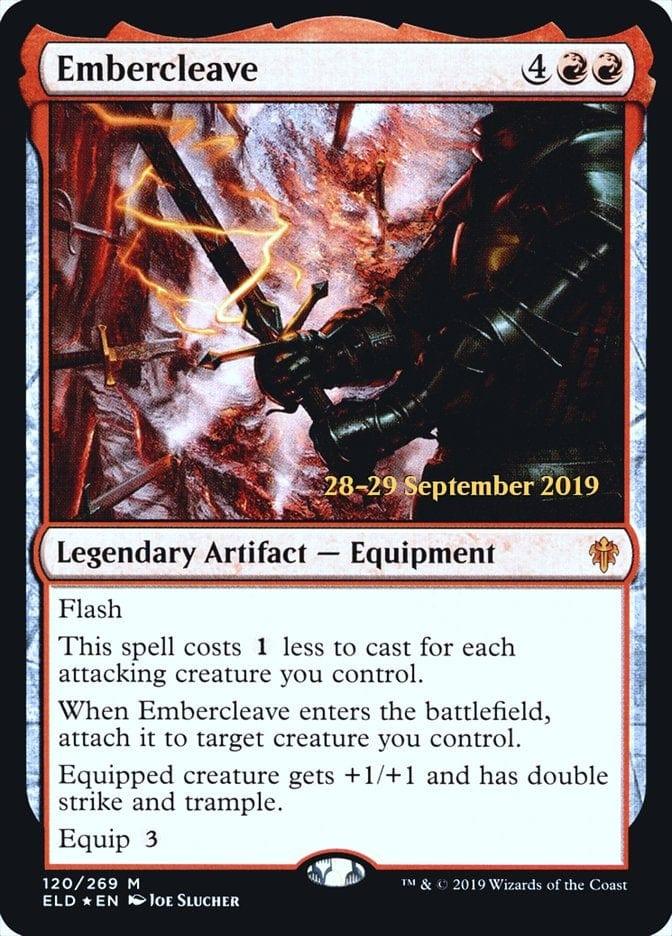Magic: The Gathering MTG Single Embercleave  [Throne of Eldraine Prerelease Promos]