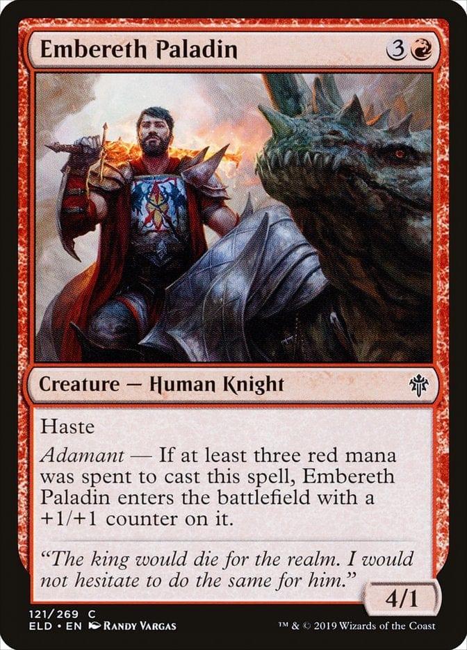 Magic: The Gathering MTG Single Embereth Paladin [Throne of Eldraine]