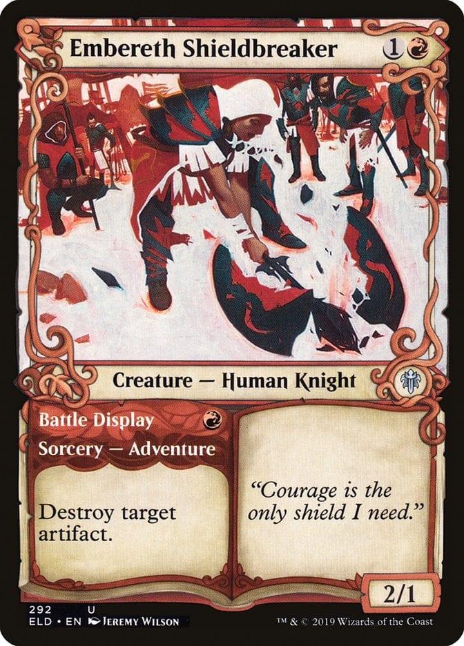 Magic: The Gathering MTG Single Embereth Shieldbreaker // Battle Display (Showcase) [Throne of Eldraine]