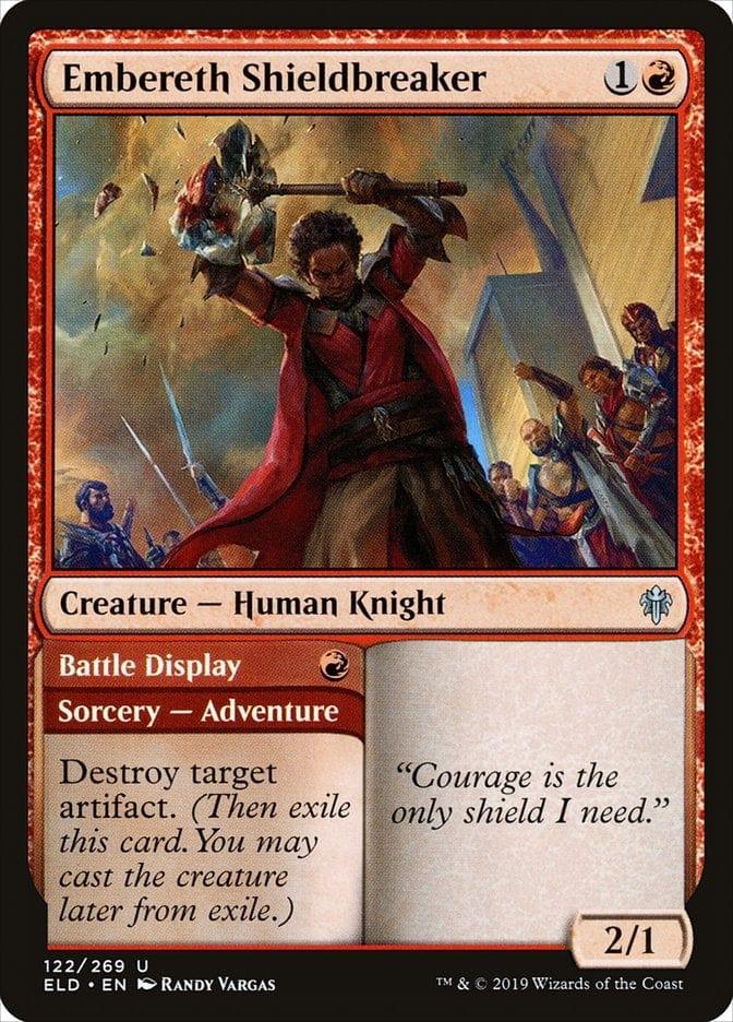 Magic: The Gathering MTG Single Embereth Shieldbreaker // Battle Display [Throne of Eldraine]