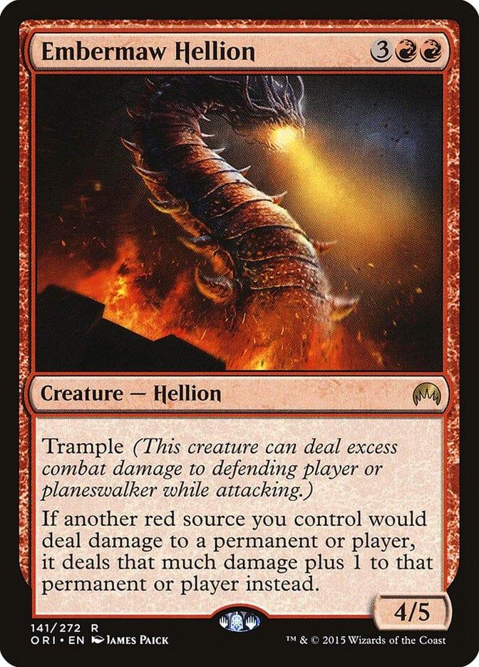 Magic: The Gathering MTG Single Embermaw Hellion [Magic Origins]