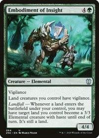 Magic: The Gathering MTG Single Embodiment of Insight [Zendikar Rising Commander]