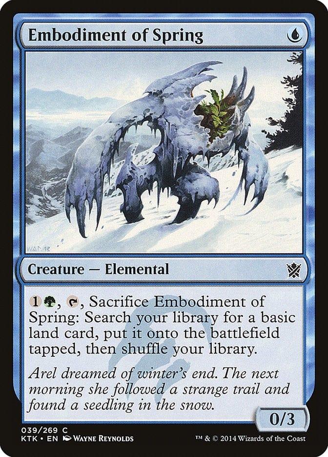 Magic: The Gathering MTG Single Embodiment of Spring [Khans of Tarkir]