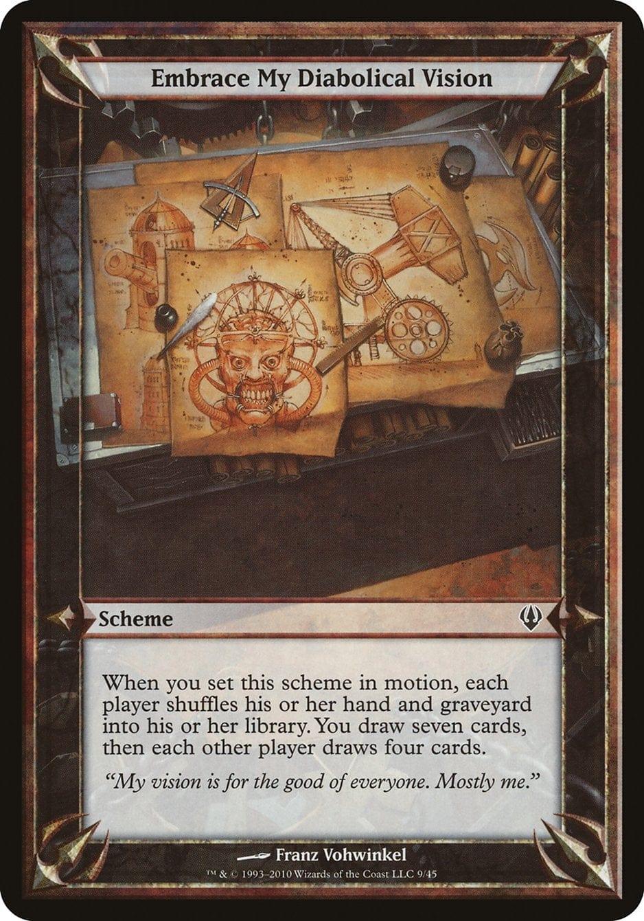 Magic: The Gathering MTG Single Embrace My Diabolical Vision (Schemes) [Archenemy Schemes]