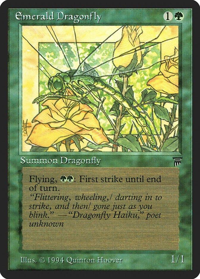 Magic: The Gathering MTG Single Emerald Dragonfly [Legends]