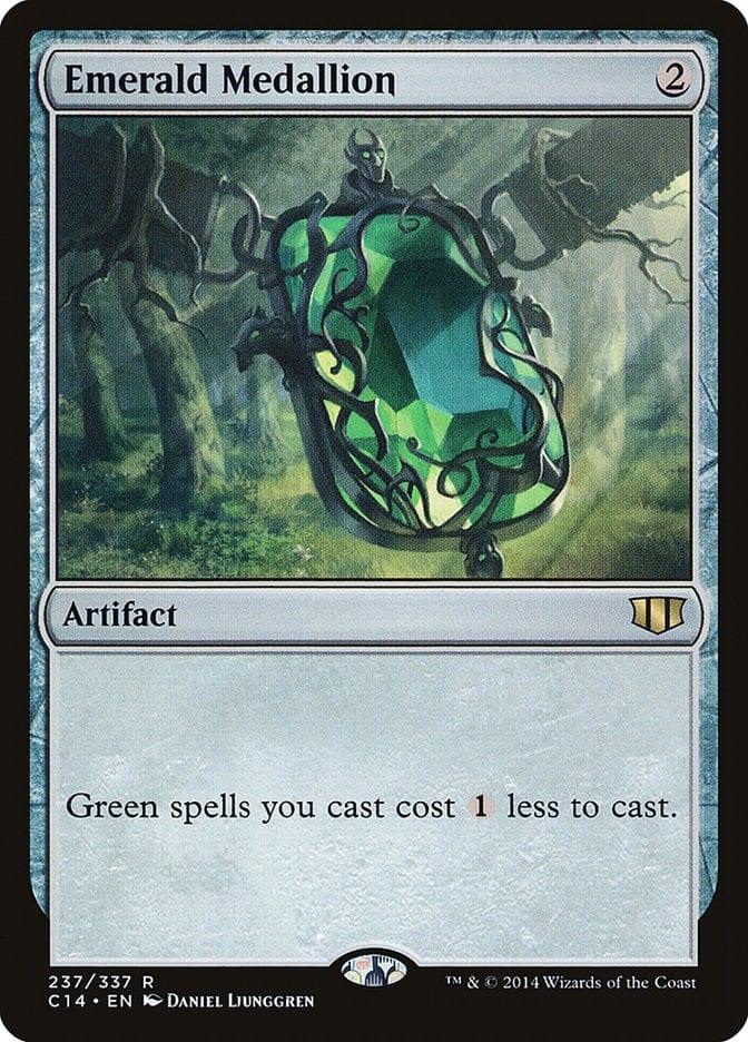 Magic: The Gathering MTG Single Emerald Medallion [Commander 2014]