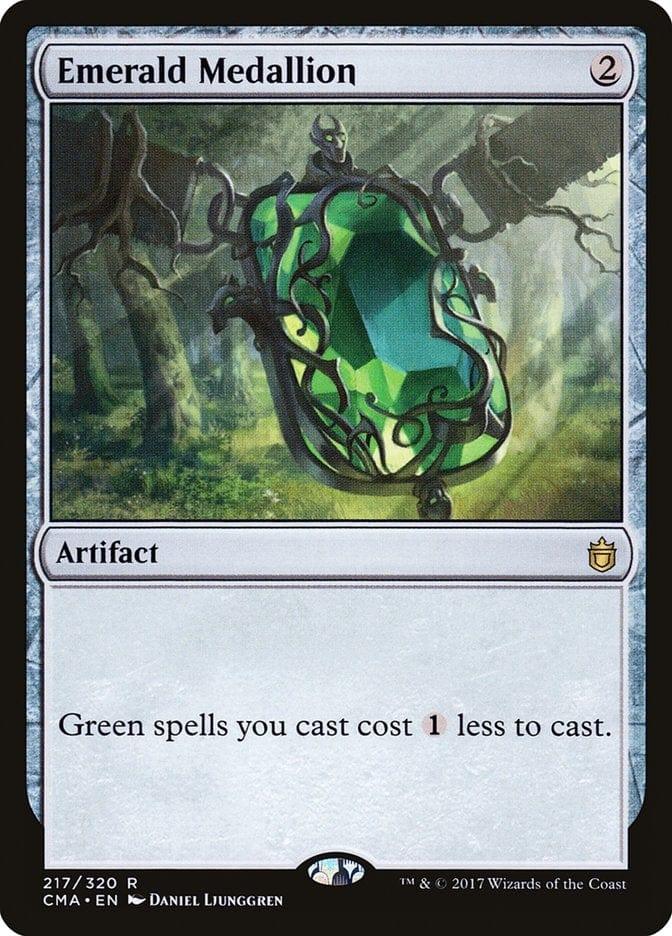 Magic: The Gathering MTG Single Emerald Medallion [Commander Anthology]