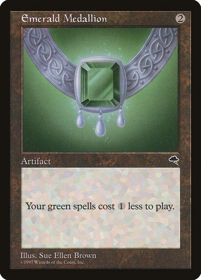 Magic: The Gathering MTG Single Emerald Medallion [Tempest]