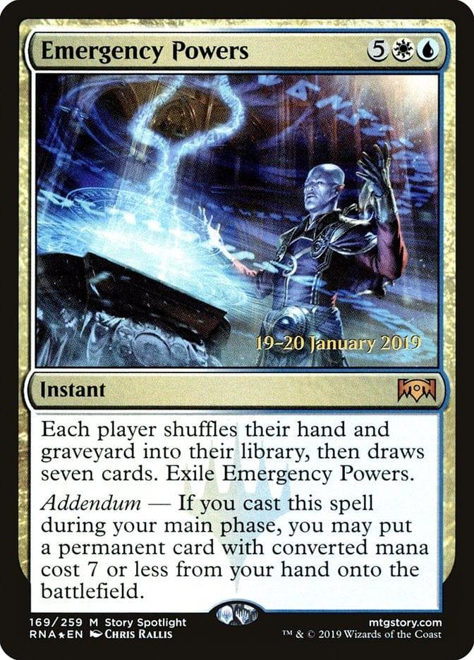 Magic: The Gathering MTG Single Emergency Powers [Ravnica Allegiance Prerelease Promos]