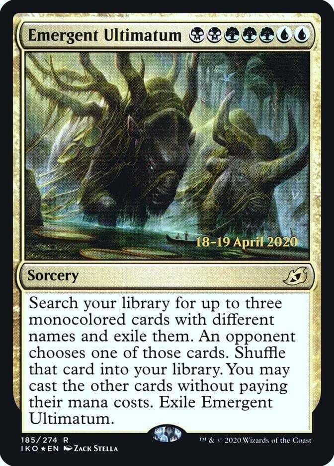 Magic: The Gathering MTG Single Emergent Ultimatum  [Ikoria: Lair of Behemoths Prerelease Promos]