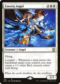 Magic: The Gathering MTG Single Emeria Angel [Zendikar Rising Commander]
