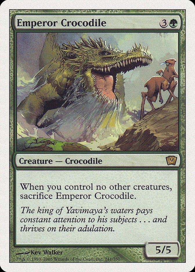 Magic: The Gathering MTG Single Emperor Crocodile [Ninth Edition]