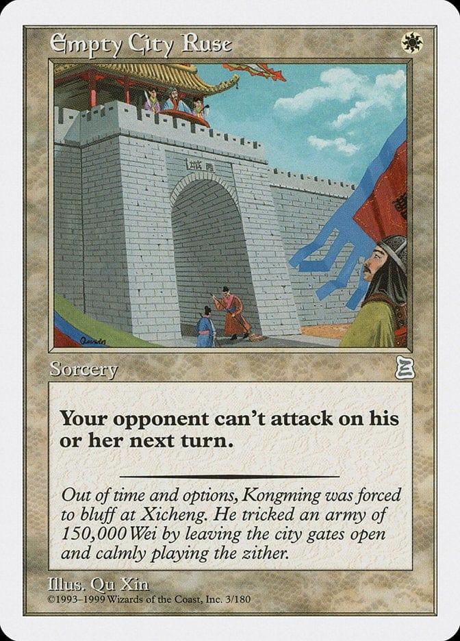 Magic: The Gathering MTG Single Empty City Ruse [Portal Three Kingdoms]
