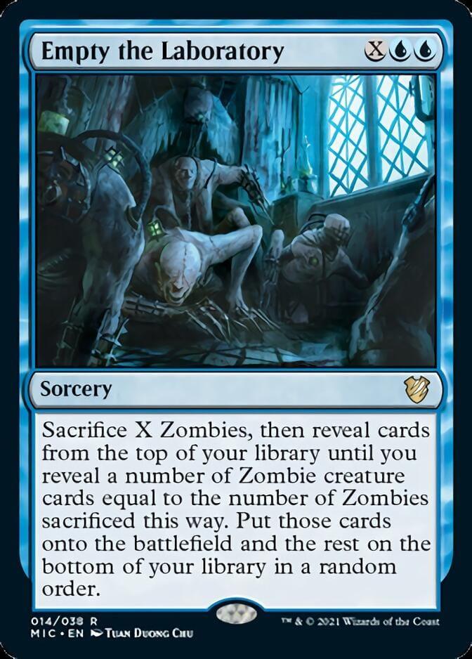 Magic: The Gathering MTG Single Empty the Laboratory [Innistrad: Midnight Hunt Commander]