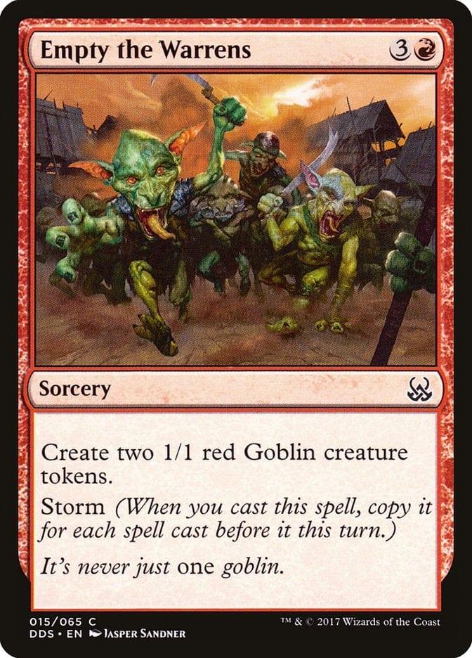 Magic: The Gathering MTG Single Empty the Warrens [Duel Decks: Mind vs. Might]