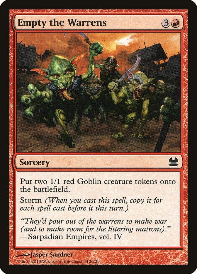 Magic: The Gathering MTG Single Empty the Warrens [Modern Masters]