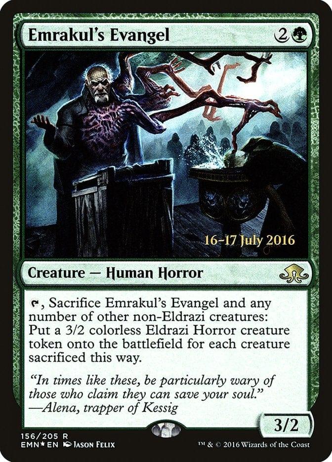 Magic: The Gathering MTG Single Emrakul's Evangel  [Eldritch Moon Prerelease Promos]