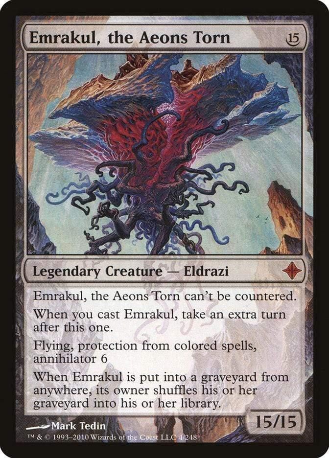 Magic: The Gathering MTG Single Emrakul, the Aeons Torn [Rise of the Eldrazi]