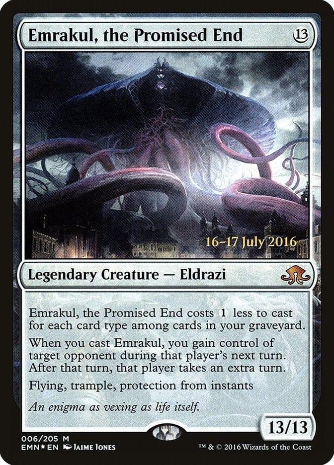 Magic: The Gathering MTG Single Emrakul, the Promised End  [Eldritch Moon Prerelease Promos]