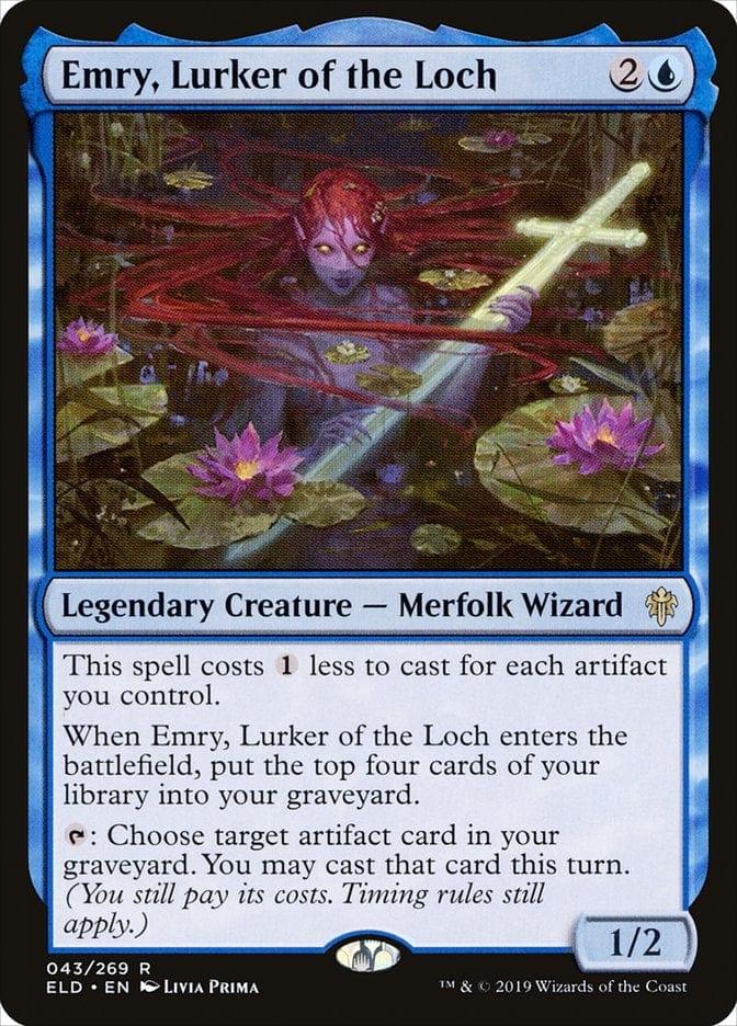 Magic: The Gathering MTG Single Emry, Lurker of the Loch [Throne of Eldraine]