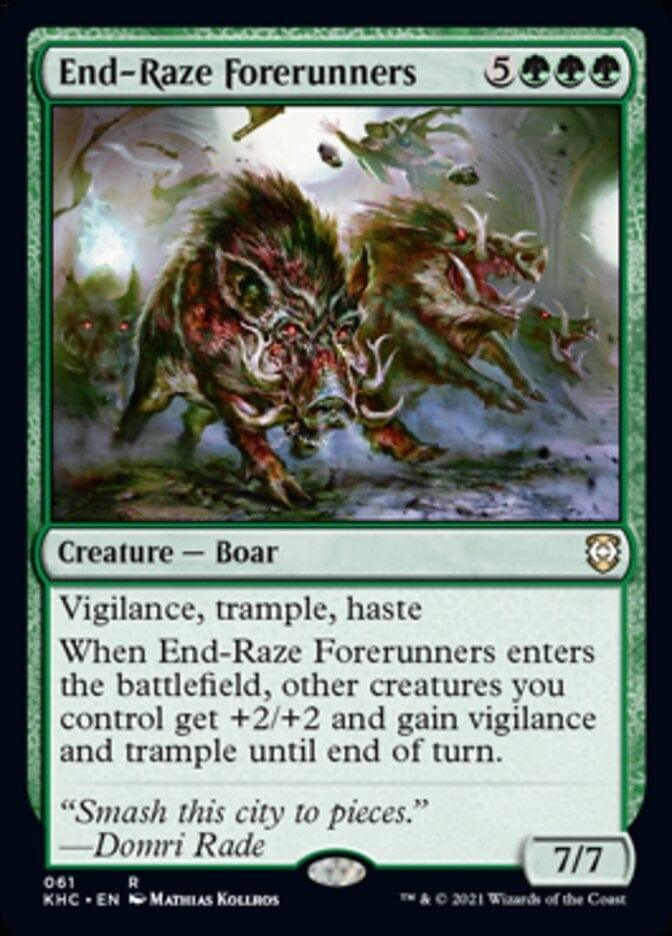 Magic: The Gathering MTG Single End-Raze Forerunners [Kaldheim Commander]
