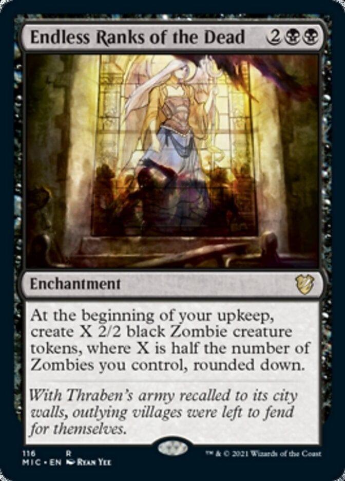 Magic: The Gathering MTG Single Endless Ranks of the Dead [Innistrad: Midnight Hunt Commander]