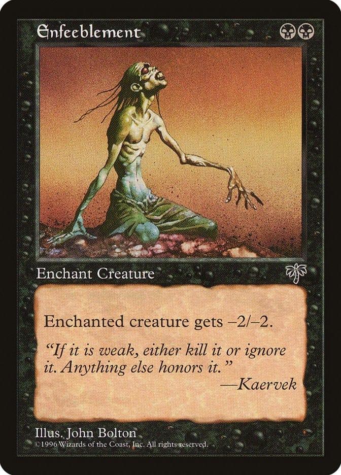 Magic: The Gathering MTG Single Enfeeblement [Mirage]