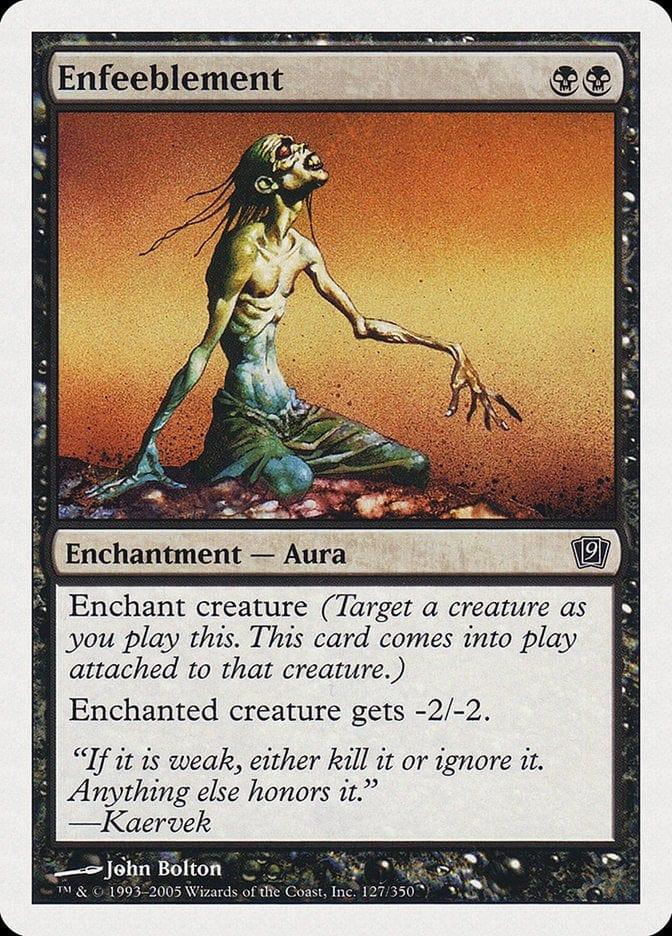 Magic: The Gathering MTG Single Enfeeblement [Ninth Edition]