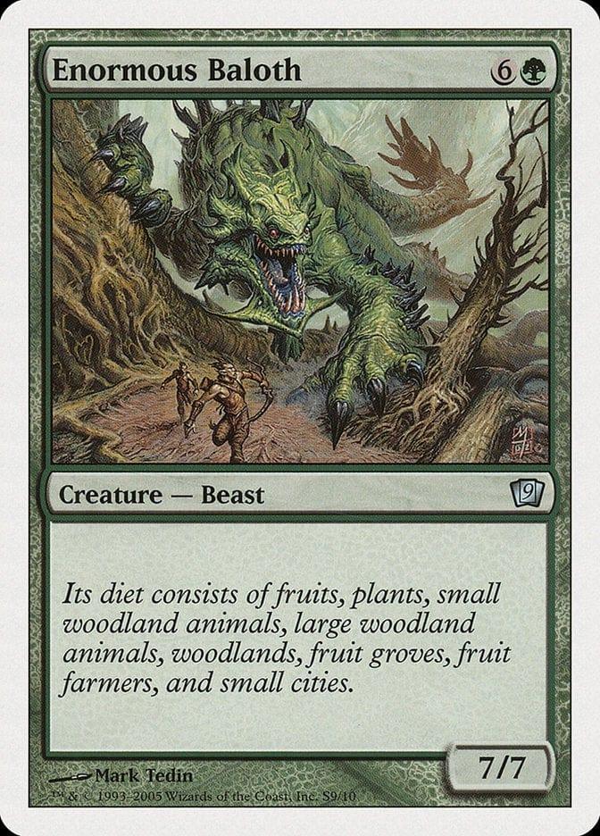 Magic: The Gathering MTG Single Enormous Baloth [Ninth Edition]