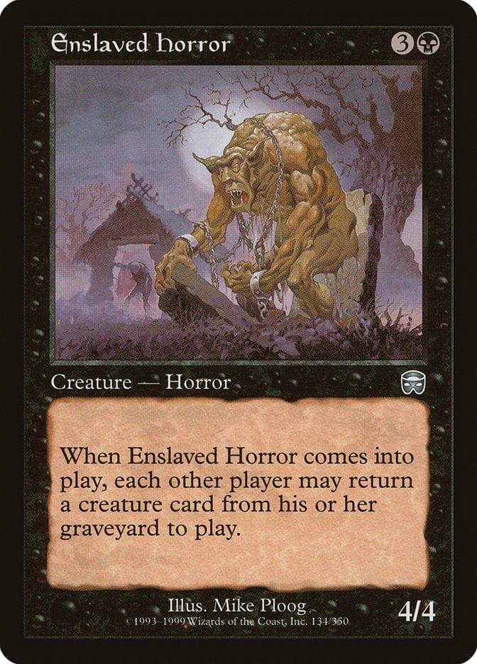 Magic: The Gathering MTG Single Enslaved Horror [Mercadian Masques]