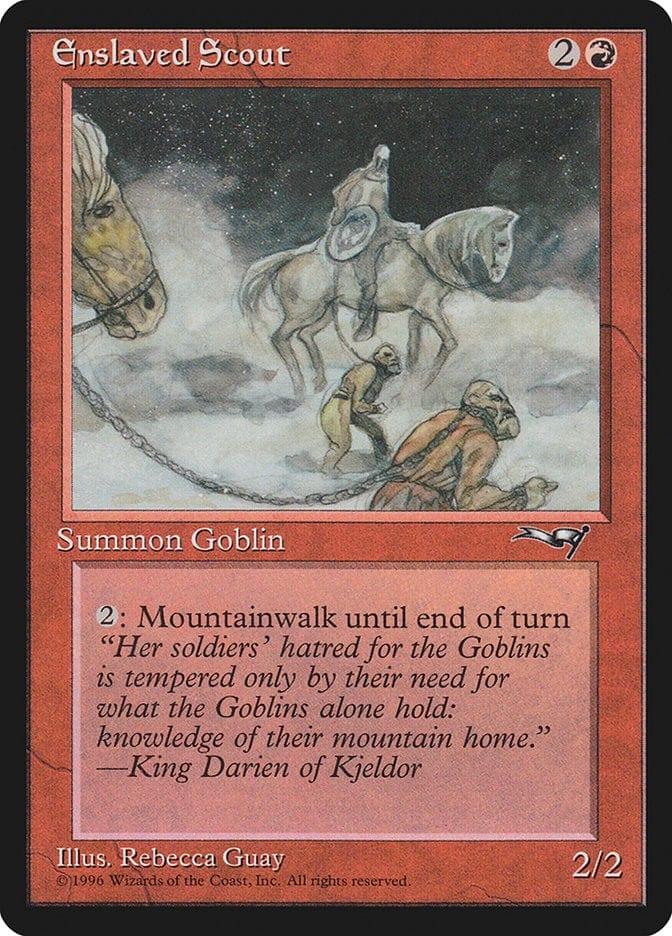 Magic: The Gathering MTG Single Enslaved Scout [Alliances]