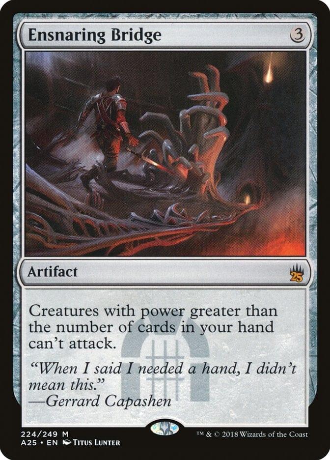 Magic: The Gathering MTG Single Ensnaring Bridge [Masters 25]