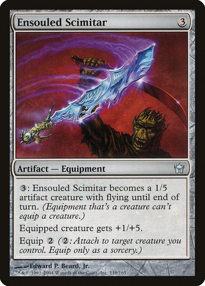 Magic: The Gathering MTG Single Ensouled Scimitar [Fifth Dawn]