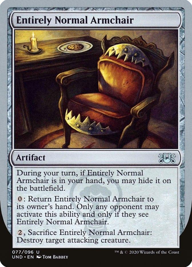 Magic: The Gathering MTG Single Entirely Normal Armchair [Unsanctioned]
