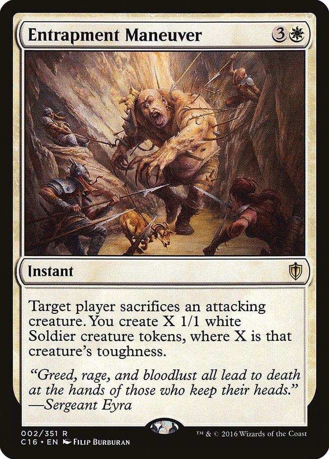 Magic: The Gathering MTG Single Entrapment Maneuver [Commander 2016]