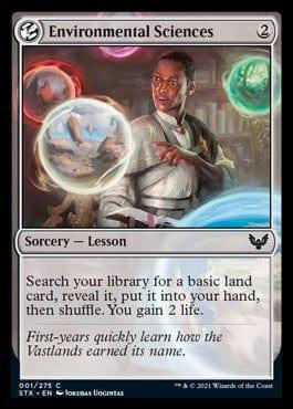 Magic: The Gathering MTG Single Environmental Sciences [Strixhaven: School of Mages]