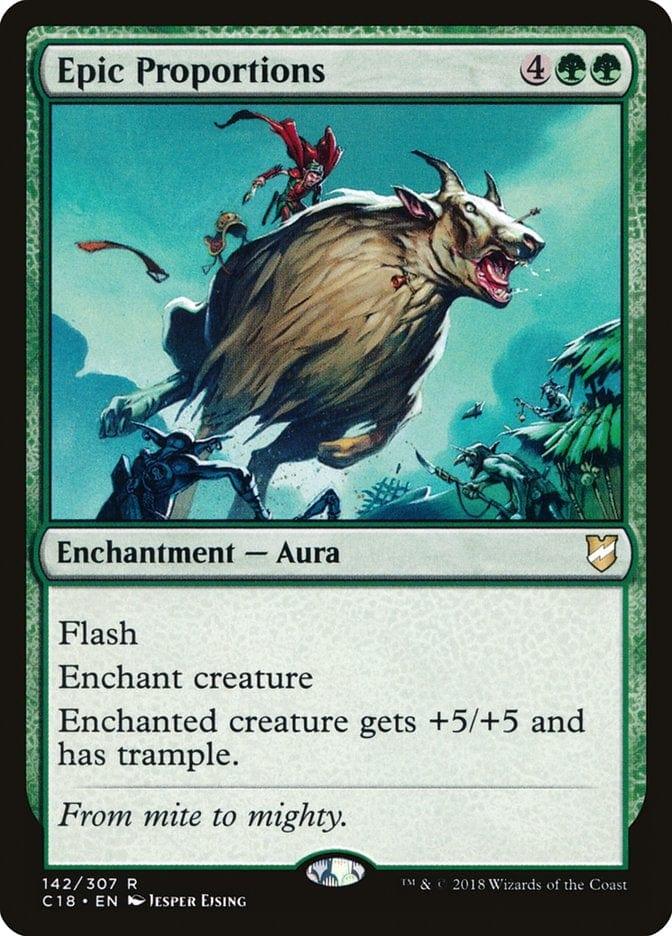 Magic: The Gathering MTG Single Epic Proportions [Commander 2018]