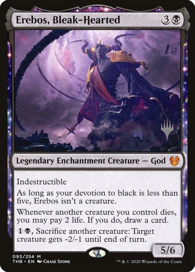 Magic: The Gathering MTG Single Erebos, Bleak-Hearted (Promo Pack) [Theros Beyond Death Promos]