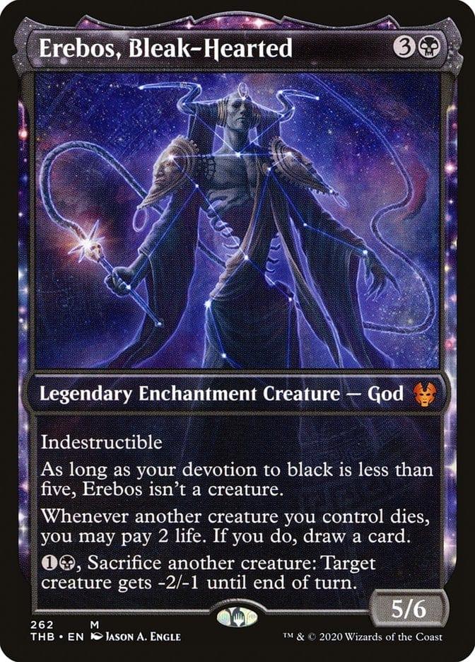 Magic: The Gathering MTG Single Erebos, Bleak-Hearted (Showcase) [Theros Beyond Death]
