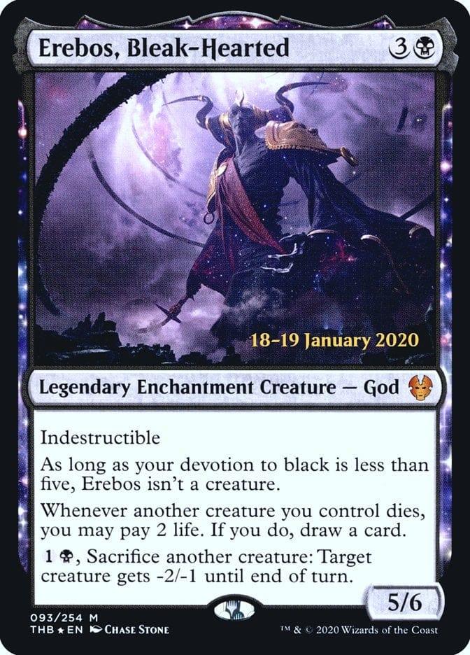 Magic: The Gathering MTG Single Erebos, Bleak-Hearted [Theros Beyond Death Prerelease Promos]