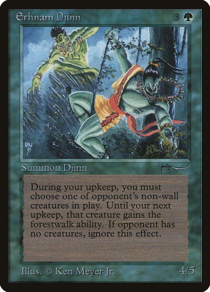 Magic: The Gathering MTG Single Erhnam Djinn [Arabian Nights]