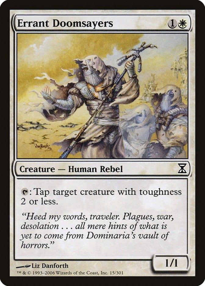 Magic: The Gathering MTG Single Errant Doomsayers [Time Spiral]