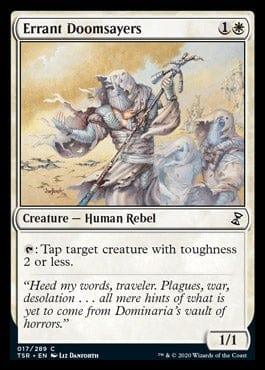 Magic: The Gathering MTG Single Errant Doomsayers [Time Spiral Remastered]