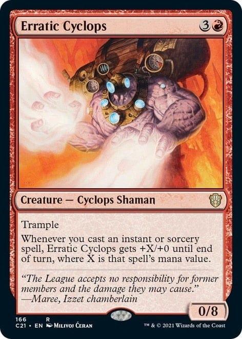 Magic: The Gathering MTG Single Erratic Cyclops [Commander 2021]