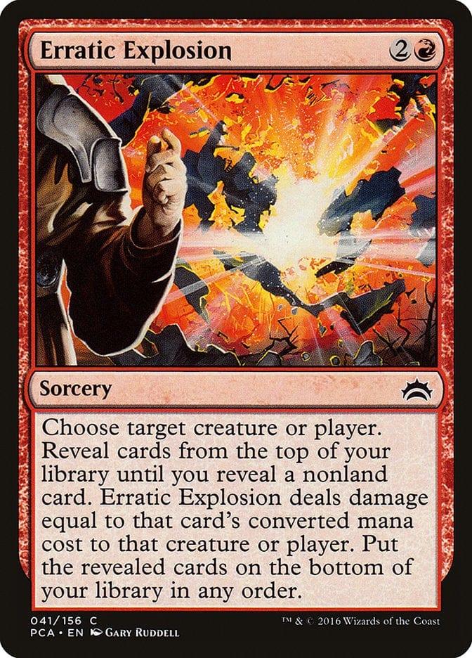Magic: The Gathering MTG Single Erratic Explosion [Planechase Anthology]