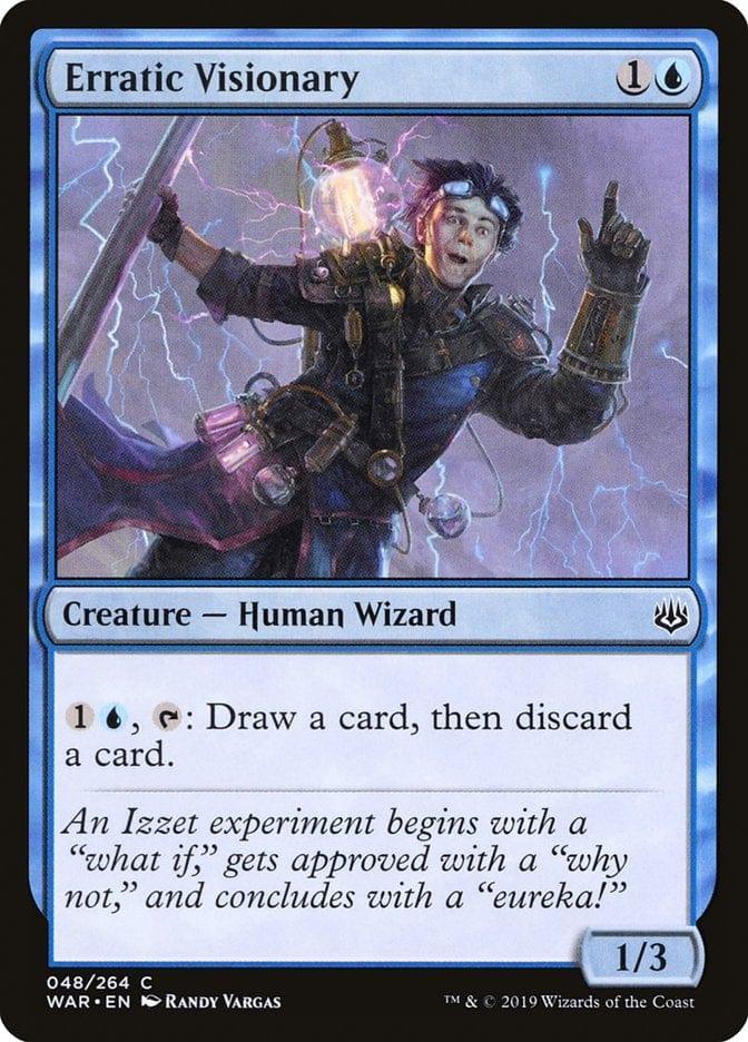 Magic: The Gathering MTG Single Erratic Visionary [War of the Spark]